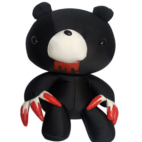 Gloomy Bear Black Nylon Spandex Bean Bag Plush Doll Stuffed Anime Chax-GP 12" - Picture 1 of 9